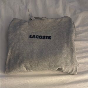 Lacoste Heather Gray Pullover